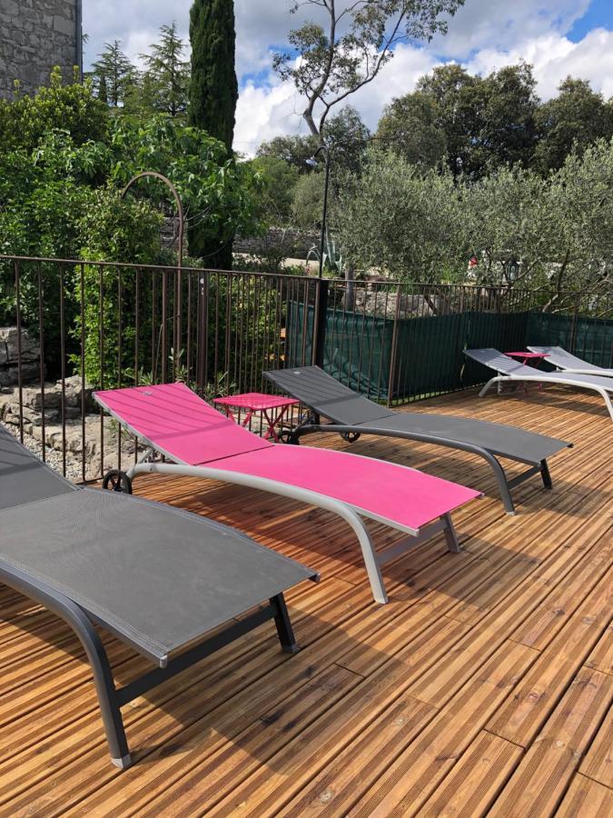 L'Apogee Bed & Breakfast Labeaume Bagian luar foto