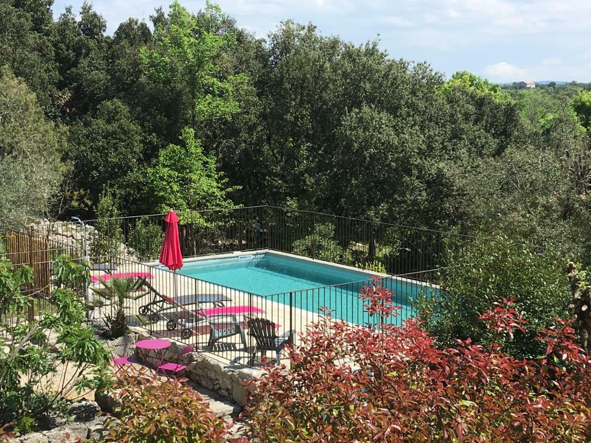 L'Apogee Bed & Breakfast Labeaume Bagian luar foto